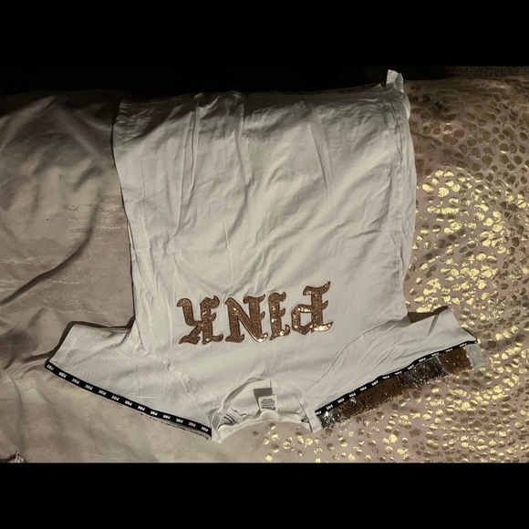 PINK bling tshirt - Picture 2 of 3